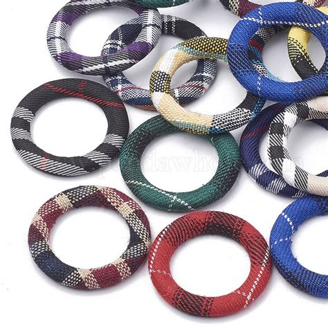 fabric circle rings